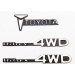 1/10 RC CAR for tamiya / TF2 hilux  mountaineer logo set 